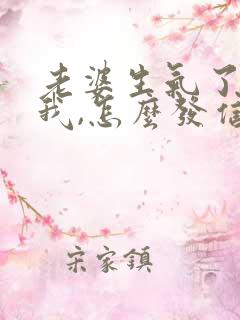 老婆生气了不理我,怎么发信息哄她