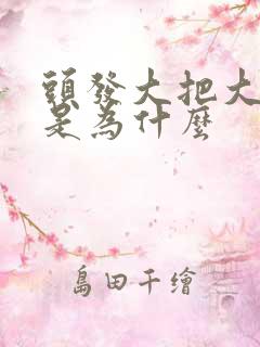 头发大把大把掉是为什么