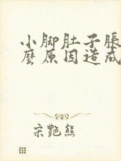 小脚肚子胀痛什么原因造成的