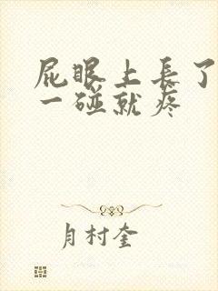 屁眼上长了个包一碰就疼