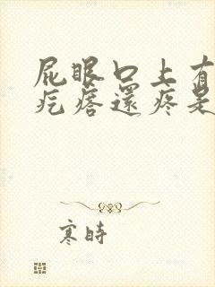 屁眼口上有个硬疙瘩还疼是怎么回事