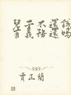 儿子不还钱父母有义务还吗