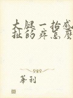 大腿一抬感觉筋扯的疼怎么办