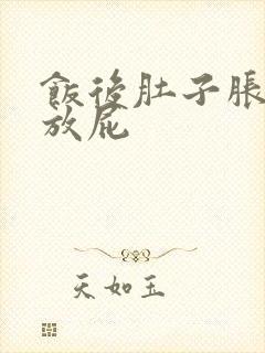 饭后肚子胀气老放屁