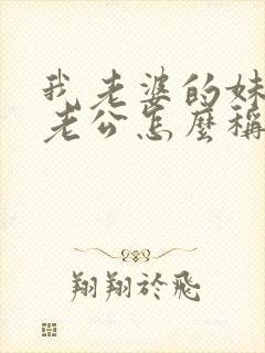 我老婆的妹妹的老公怎么称呼