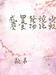 感冒发烧吃点什么食物比较好