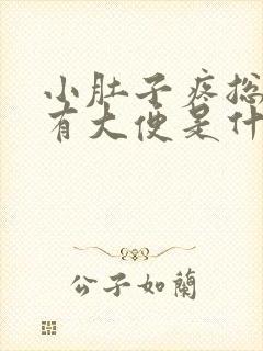 小肚子疼总感觉有大便是什么原因