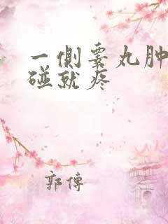 一侧睾丸肿大一碰就疼