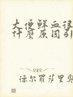 大便鲜血很多是什么原因引起