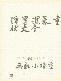 脾胃湿气重的症状大全