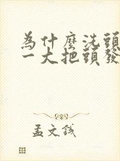 为什么洗头会掉一大把头发