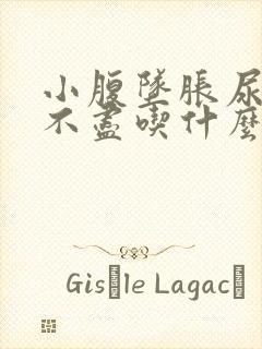 小腹坠胀尿频尿不尽吃什么药