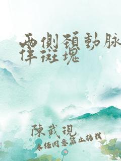 两侧颈动脉增厚伴斑块