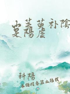 山茱萸补阴虚还是阳虚