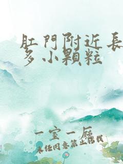 肛门附近长了很多小颗粒