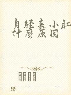 月经来小肚子疼什么原因