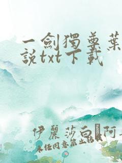 一剑独尊叶玄小说txt下载