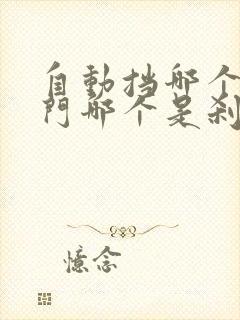 自动挡哪个是油门哪个是刹车