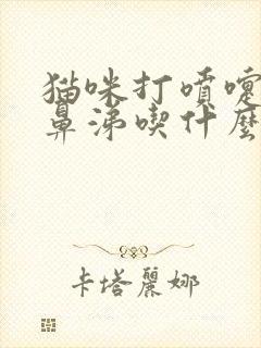 猫咪打喷嚏流黄鼻涕吃什么药效果好