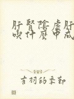 肝肾阴虚肝火旺吃什么中成药