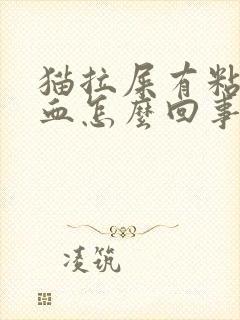 猫拉屎有粘液带血怎么回事