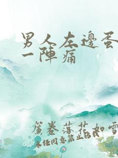 男人左边蛋一阵一阵痛