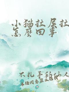 小猫拉屎拉血是怎么回事