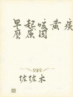 早起咳黄痰是什么原因