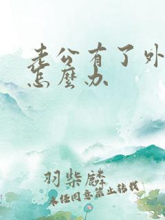 老公有了外遇我怎么办