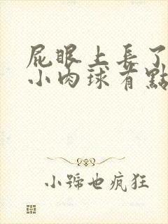 屁眼上长了一个小肉球有点疼