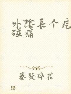 外阴长个疙瘩一碰痛