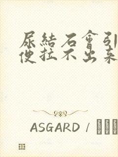 尿结石会引起大便拉不出来吗