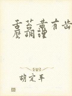 舌苔黄有齿痕怎么调理