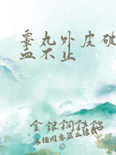 睾丸外皮破了流血不止