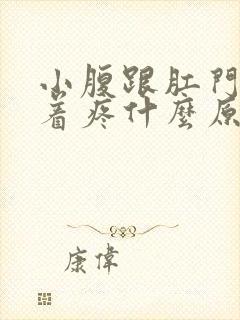 小腹跟肛门牵拉着疼什么原因女性