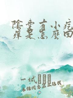 阴囊有小疙瘩很痒是怎么回事