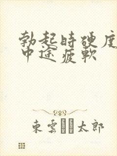 勃起时硬度不够中途疲软