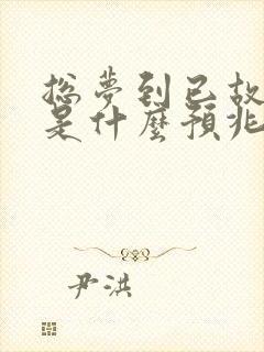 总梦到已故的人是什么预兆