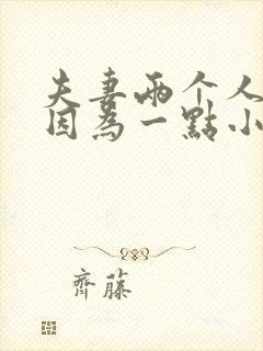 夫妻两个人经常因为一点小事就吵架