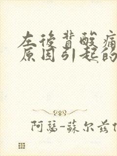 左后背酸痛什么原因引起的