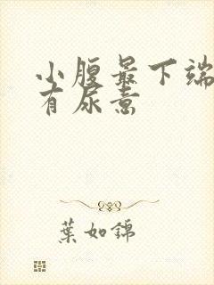 小腹最下端胀痛有尿意