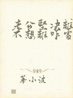 老公坚决离婚我不想离咋处理