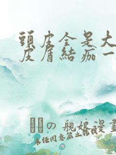 头皮全是大块头皮屑结痂一样