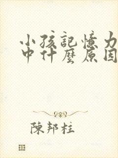 小孩记忆力不集中什么原因