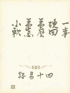 小弟弟硬一会又软怎么回事