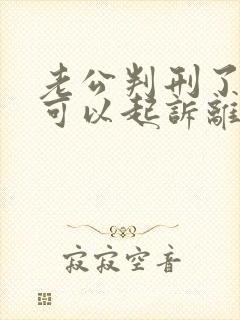 老公判刑了老婆可以起诉离婚吗