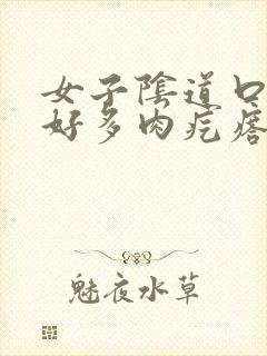 女子阴道口长出好多肉疙瘩怎么回事