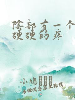 阴部有一个疙瘩硬硬的疼