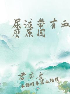 尿液带有血是什么原因