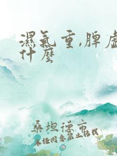 湿气重,脾虚吃什么